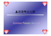 경영혁신시스템과 경영성과관리