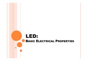 Electrical properties of LED