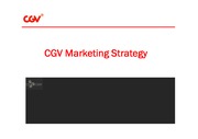 [경영/경제 영문ppt] CJ CGV 경영 전략(Marketing Strategy) ★★★★☆
