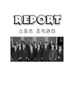 스포츠 조직의 구성