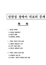 선천성 장애아 보고서