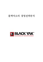 [경영]블랙야크의 경영전략분석