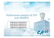   Tcl 언어를 통해 분석한 MANET에서의 TCP와 확장된 TCP의 성능 비교