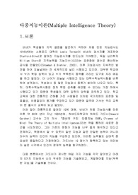 다중지능이론