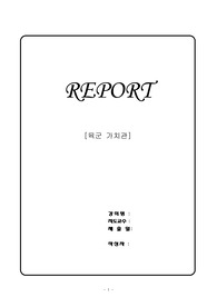 육군 가치관