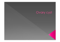 [모성간호케이스] 난소 낭종(Ovarian cyst) 케이스스터디 - 간호과정, 간호진단