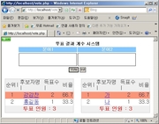   투표 결과 계수 시스템