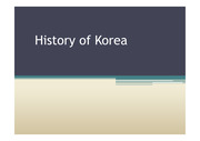   영어 발표 한국의 역사 ppt 자료