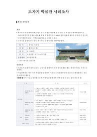 도자기 박물관 사례조사