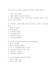기부와 한국의 기부문화 실태분석과 바람직한 기부문화 정착방안