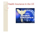 미국의 의료보험에 관한 조사(영문)