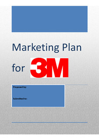 3M Marketing Report (3M 기업에 대한 재무, 경영 전반에 관한 분석 및 마케팅 플랜) - 영문