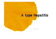 문헌고찰- A TYPE HEPATITIS