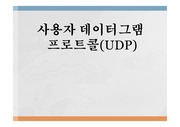 사용자 데이터그램  프로트콜(UDP)