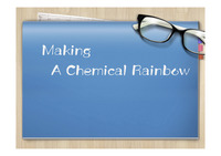 [일반화학실험]Making a Chemical Rainbow