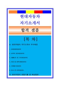 현대자동차자기소개서, 생산기술직자소서, 면접후기, 지원동기, 합격스펙
