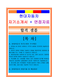 현대자동차자기소개서, 영업직자소서, 면접후기, 지원동기, 합격스펙