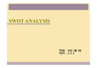 나의 SWOT분석, SWOT전략