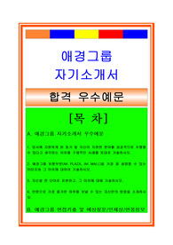 애경그룹자소서, 애경유화자기소개서, 면접후기, 지원동기, 합격스펙