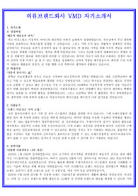 의류업체 VMD(브랜드라인딩 자기소개서(경력직) 합격샘플 + 면접기출 및 예상문제 수록