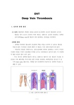 DVT (deep vein thrombosis, 심부정맥현전증) 5분 study