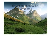 E-market place & E-commerce 전자상거래에 대한 ppt