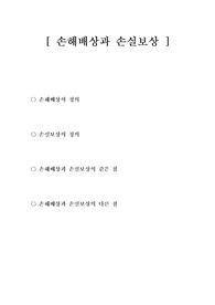 손해배상과 손실보상 공통점과 차이점