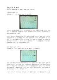 다이오드 응용 실험 정전압회로와 리미터 결과 보고서
