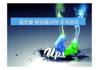 글로벌 환경에서의 조직관리