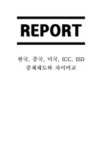 [A+] 한국, 중국, 미국, ICC, ISD의 중재제도와 차이비교 조사보고서