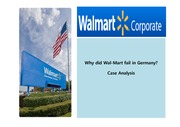 Wal-Mart 독일에서의 실패 이유