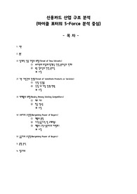 신용카드 산업구조의 분석-마이클 포터의 5-Force 분석 중심- A+ 경영/마케팅 자료(상세하고 핵심적으로 정리/목차있음)
