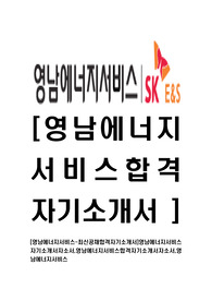 [영남에너지서비스-최신공채합격자기소개서]영남에너지서비스 자기소개서자소서,영남에너지서비스합격자기소개서자소서,영남에너지서비스