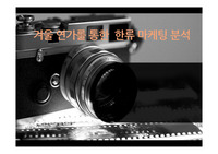 겨울 연가를 통한 한류 마케팅 분석
