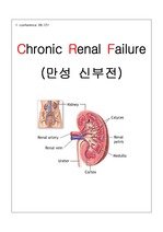   CRF(chronic renal failure : 만성신부전)