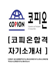 [코피온-최신공채합격자기소개서]코피온자기소개서,코피온합격자소서,코피온자기소개서자소서