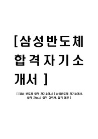 삼성반도체-공채합격자기소개서 ] 삼성반도체 자기소개서, 합격 자소서, 합격 이력서, 합격 예문