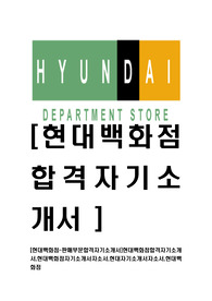 [현대백화점-판매부문최신공채합격자기소개서]현대백화점합격자기소개서,현대백화점자기소개서자소서,현대자기소개서자소서,현대백화점
