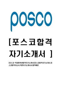 [포스코-직업훈련생합격자기소개서]포스코합격자기소개서,포스코합격자소서,직훈자기소개서서,합격예문