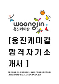 [웅진케미칼-최신공채합격자기소개서]웅진케미칼합격자기소개서,웅진케미칼합격자소서,자기소개서자소서,웅진