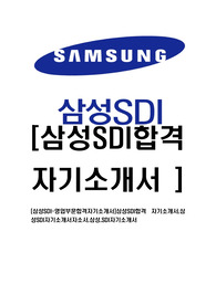[삼성SDI-영업부문합격자기소개서]삼성SDI합격 자기소개서,삼성SDI자기소개서자소서,삼성,SDI자기소개서