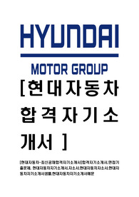 [현대자동차-최신공채합격자기소개서]합격자기소개서,면접기출문제, 현대자동차자기소개서,자소서,현대자동차자소서,현대자동차자기소개서샘플,현대자동차자기소개서예문