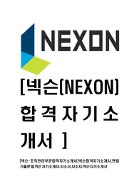 [넥슨-조직관리부문최신합격자기소개서]넥슨합격자기소개서,면접기출문제,넥슨자기소개서,자소서,자소서,넥슨자기소개서