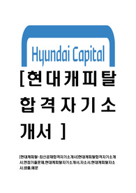 [현대캐피탈-최신공채합격자기소개서]현대캐피탈합격자기소개서,면접기출문제,현대케피탈자기소개서,자소서,현대캐피탈자소서,샘플,예문