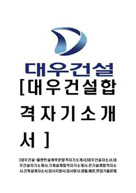 [대우건설-플랜트설계부문합격자기소개서]대우건설자소서,대우건설자기소개서,기계설계합격자기소개서,전기설계합격자소서,건축설계자소서,입사지원서,입사원서,샘플,예문,면접기출문제