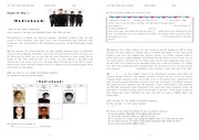 음악 관련 고등학교 영어수업 읽기자료 활동지(Radiohead, Heeah Lee, Jisan Rock Festival News)