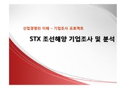 STX 조선해양 기업조사 및 분석,STX조선해양,STX조선분석,STX조선해양마케팅전략
