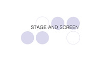 STAGE, SCREEN, MUSIC
