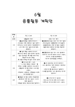 5월계획안