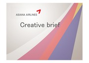 아시아나항공마케팅전략,아시아나항공vs대한항공,아시아나항공 타겟분석 및 컨셉,크리브리프